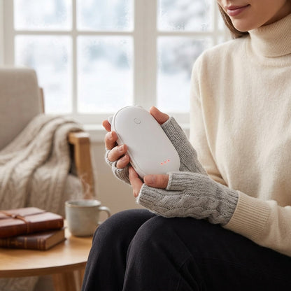 Rechargeable Hand Warmer Power Bank Dual Function