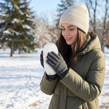 Rechargeable Hand Warmer Power Bank Dual Function