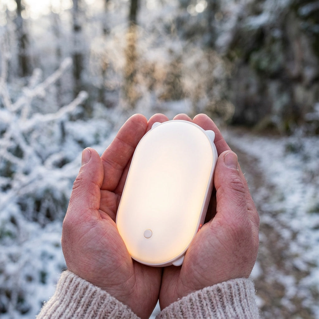 Rechargeable Hand Warmer Power Bank Dual Function